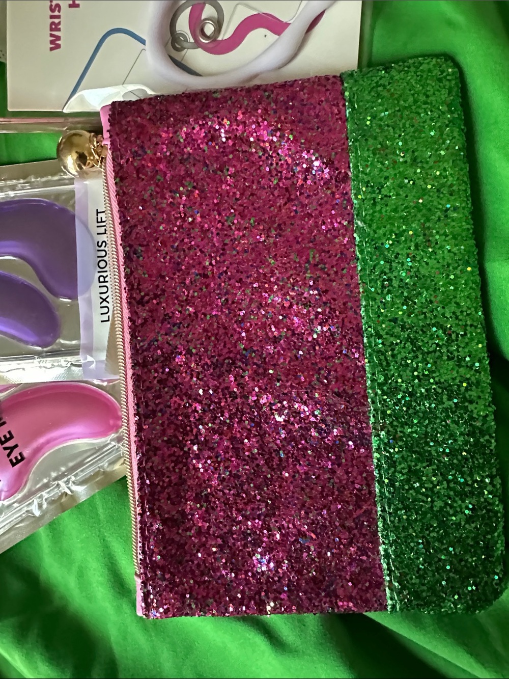 Sanrio Kuromi Purple Plush bundle lot nwt Ipsy bag never used - Picture 6 of 10